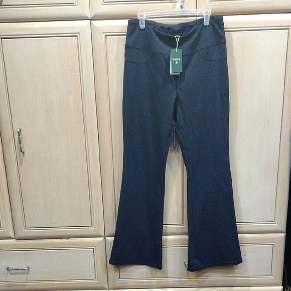 Women's Midnight Blue Flare Pants - Picture 4 of 11